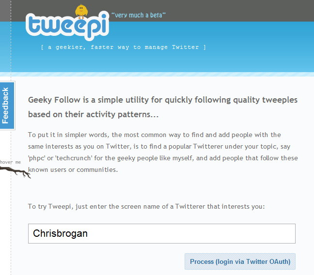 Twitter Tool For Following Tweepi.com