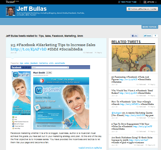 Jeffbullas Twylah Power Tweet Jeffbullas Twylah Power Tweet