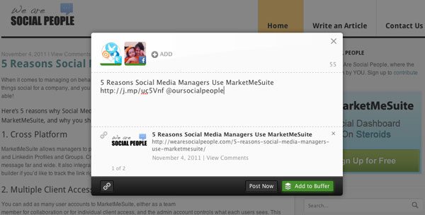 Buffer 5 Tools to Increase your Social ROI Buffer 5 Tools to Increase your Social ROI