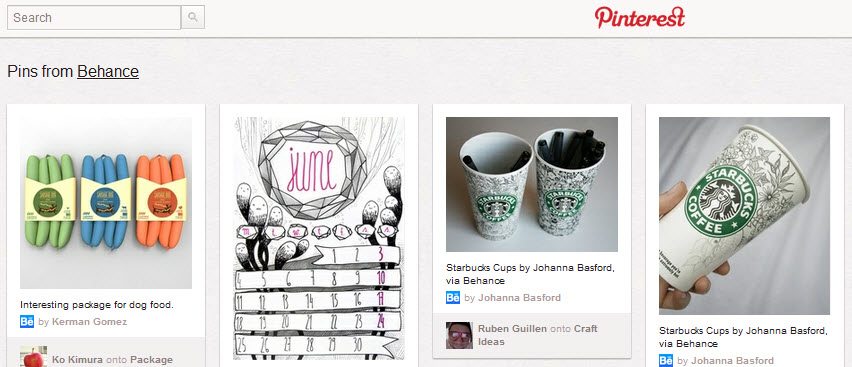 Behance Pinterest Marketing