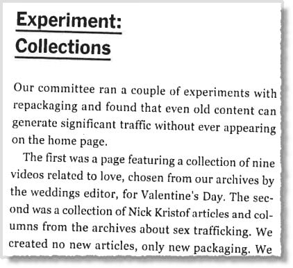 Lessons from the New York Times for Content Marketers