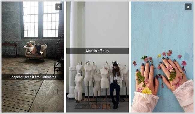 Free people snapchat marketing example