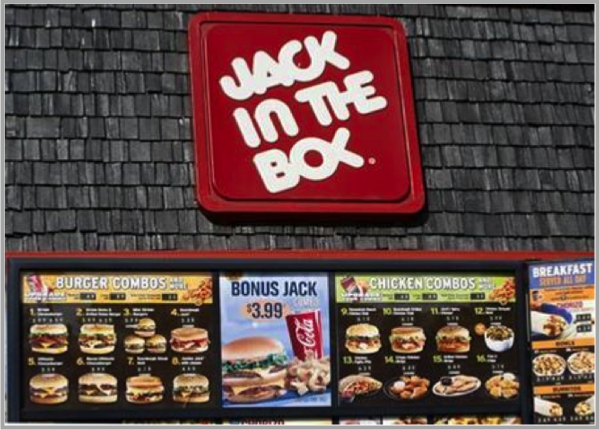 Jack in the box - example of best Facebook marketing campaigns