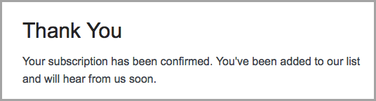 Thank you for email automation funnels