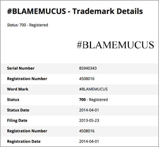 Trademarks hashtag competition