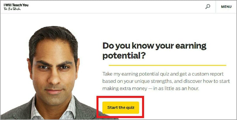 Offer relevant incentives for marketing quizzes