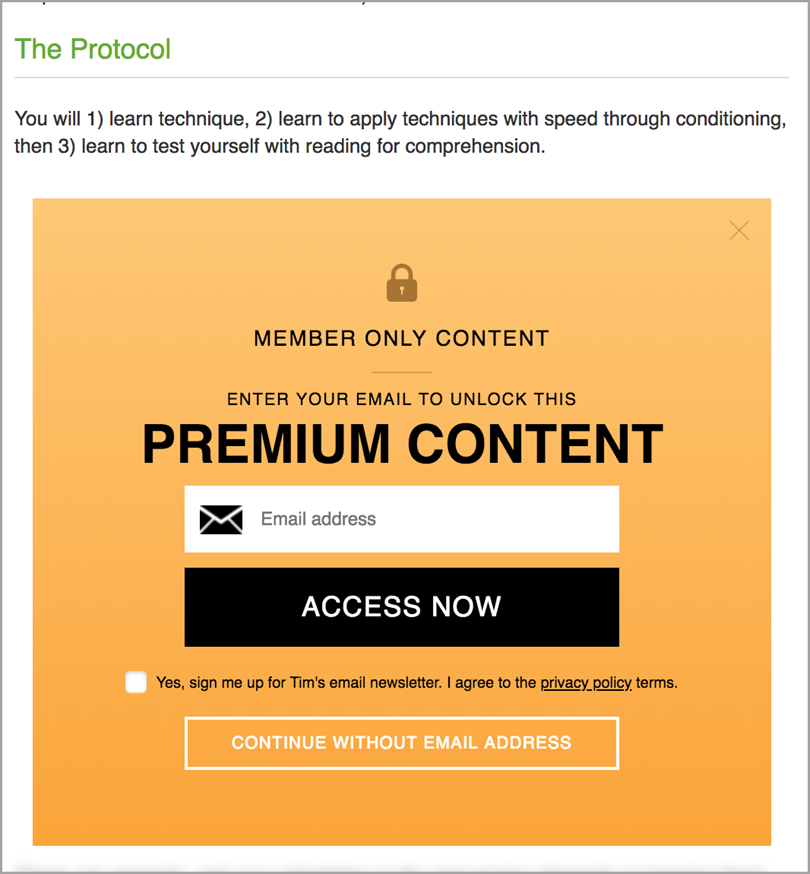 the protocol for content promotion strategies