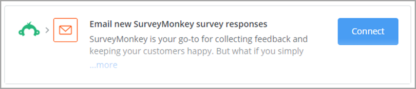 Email new SurveyMonkey survey Responses for email personalization