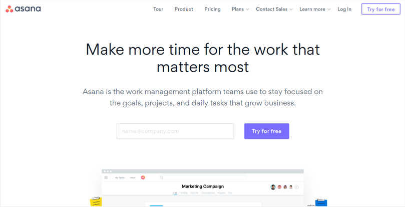 Use Asana to manage your team’s work projects tasks online · Asana