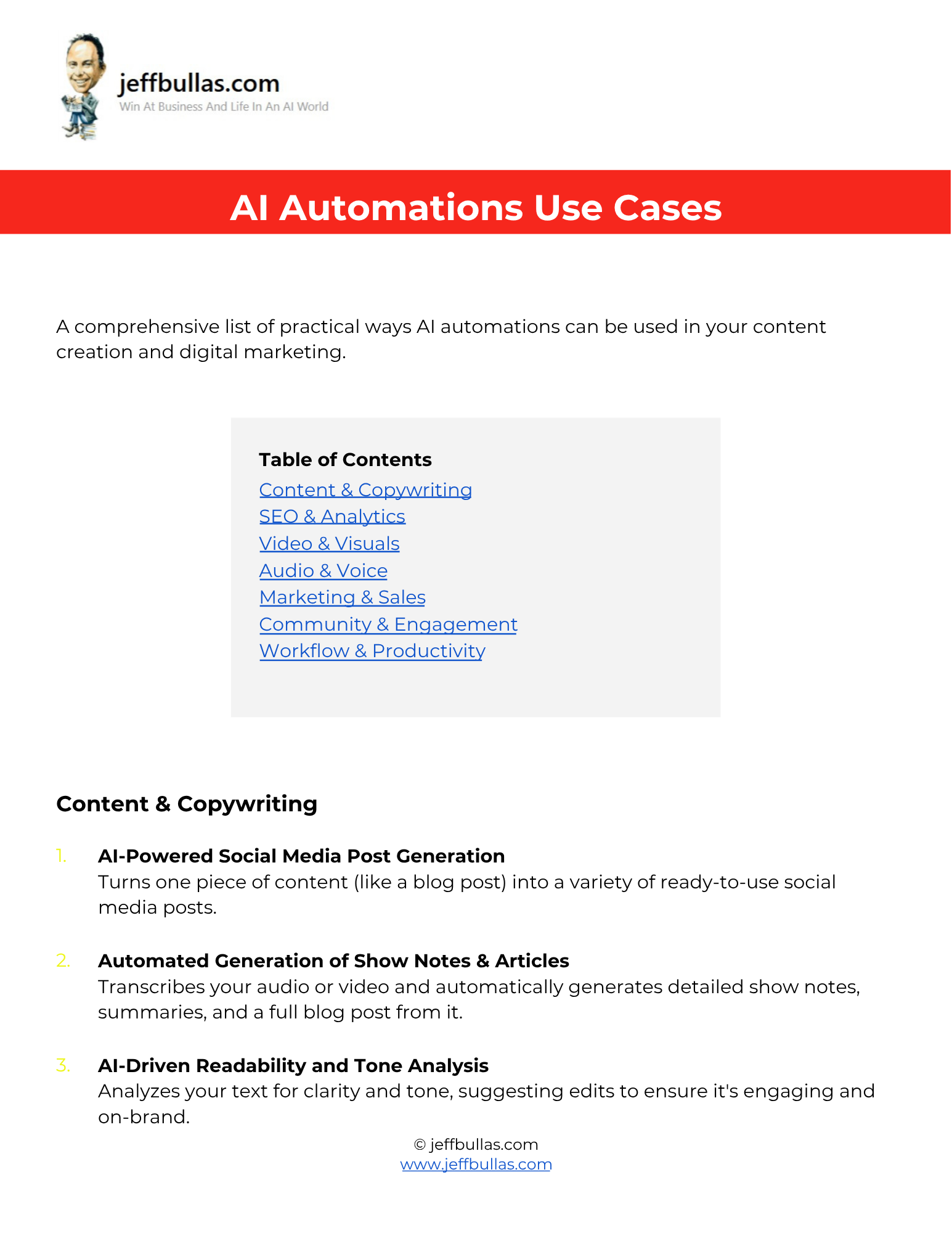 AI Automations Use Cases