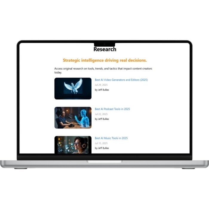 A screenshot of our Deep-Dive Research Reports (Premium)