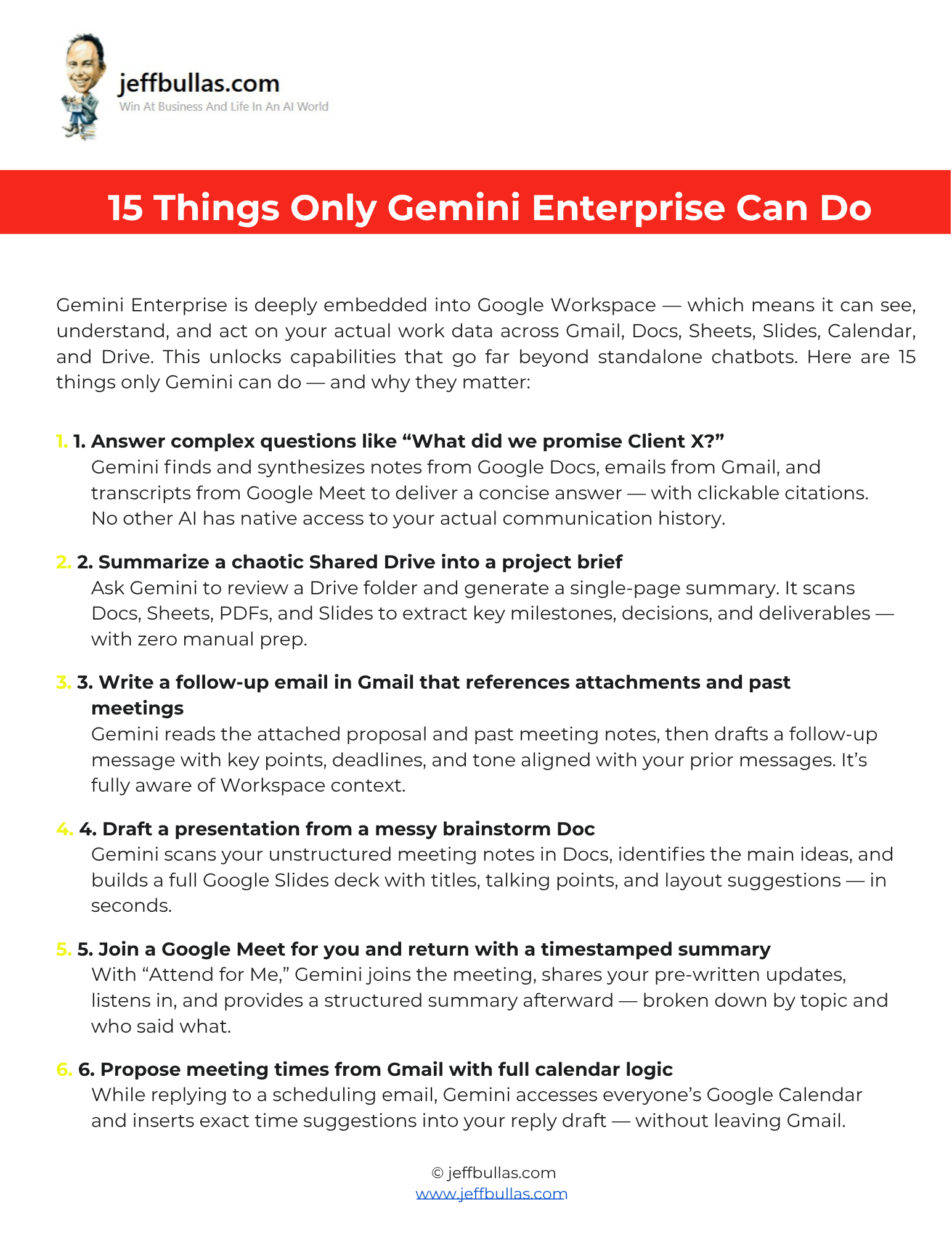 15 Impressive Things Only Gemini Enterprise Can Do