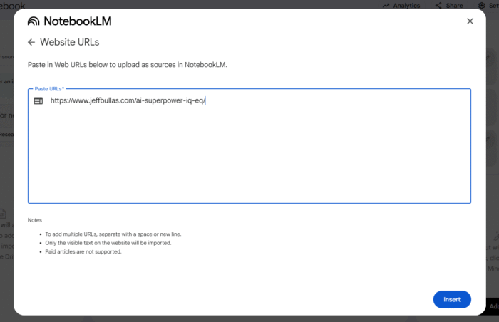 Link (e.g., Website, YouTube) screenshot